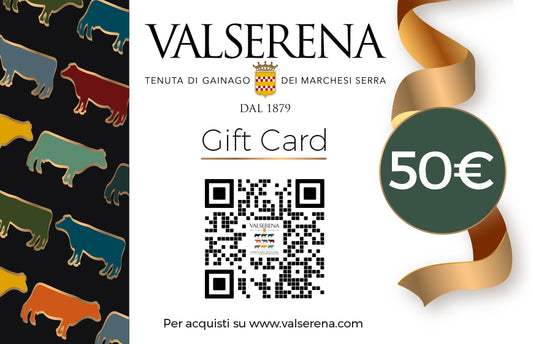 Carta Regalo Valserena — Scegli il Parmigiano che ami